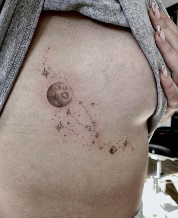 Constellation Side Tattoo