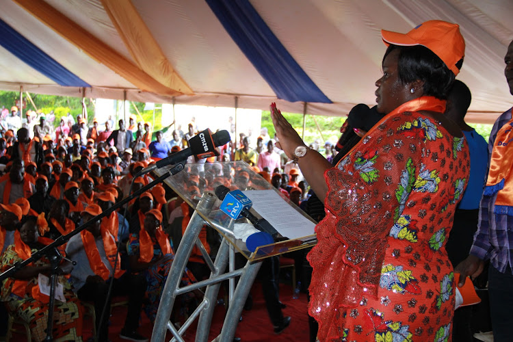 Homa Bay governor aspirant Gladys Wanga on May 2,2022