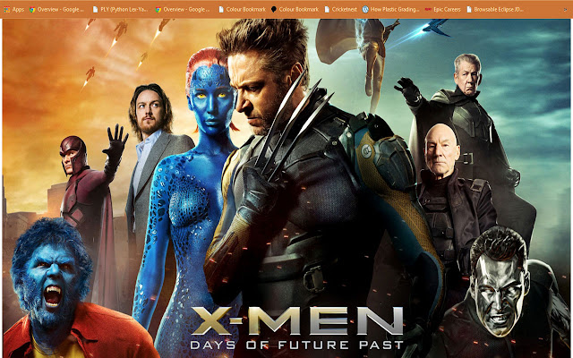 X-men Days of Future Past chrome extension