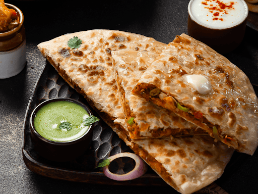 Achari Chicken Paratha