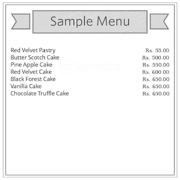 Butter Cup Confectionery menu 