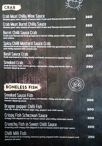 Pisces menu 