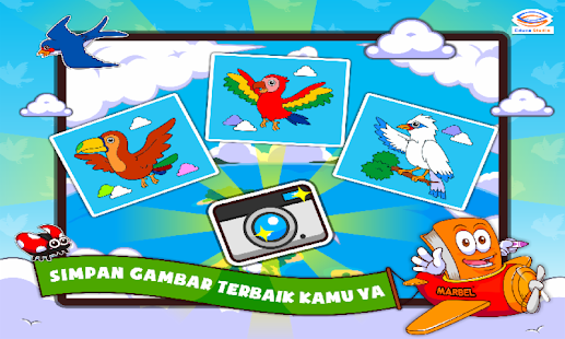   Marbel Mewarnai Hewan Udara- screenshot thumbnail   