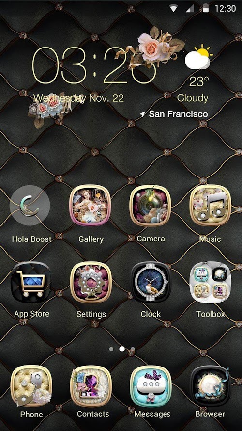 Android application The Royal Party- Hola Theme screenshort