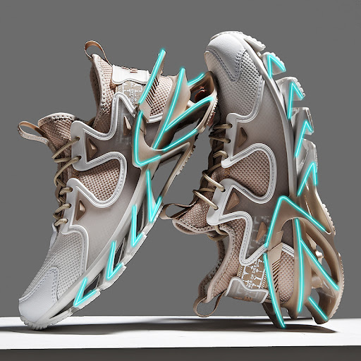 Title 2, Breathable running & casual shoes featuring a f...