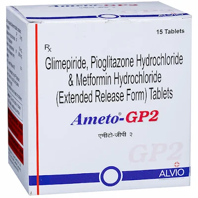 Ameto GP 2 Tablet 15's