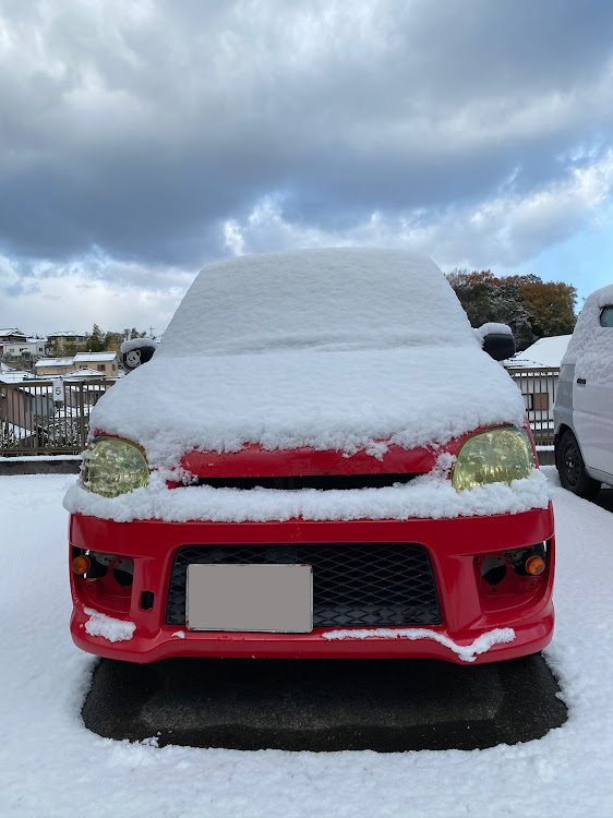 プレオの雪が積もった・クリスマス仕様に🎄🎅に関するカスタム事例の投稿画像1枚目