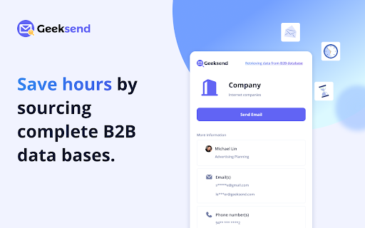 Geeksend - Email  Finder screenshot 3