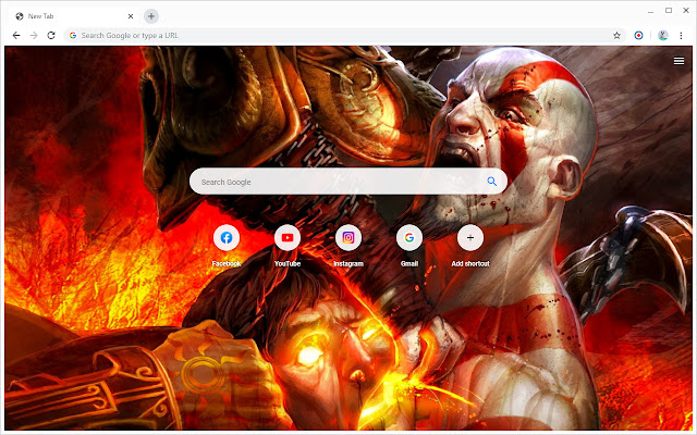 Kratos God of War Wallpapers New Tab