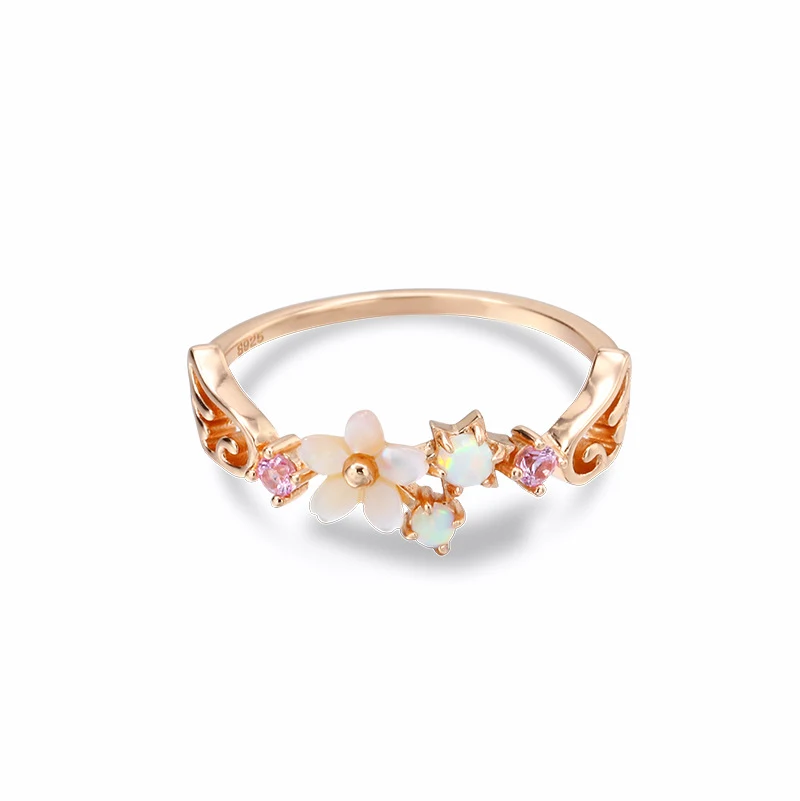 Title 4, Nouvelle Bague Langage des Fleurs Auspiciosa