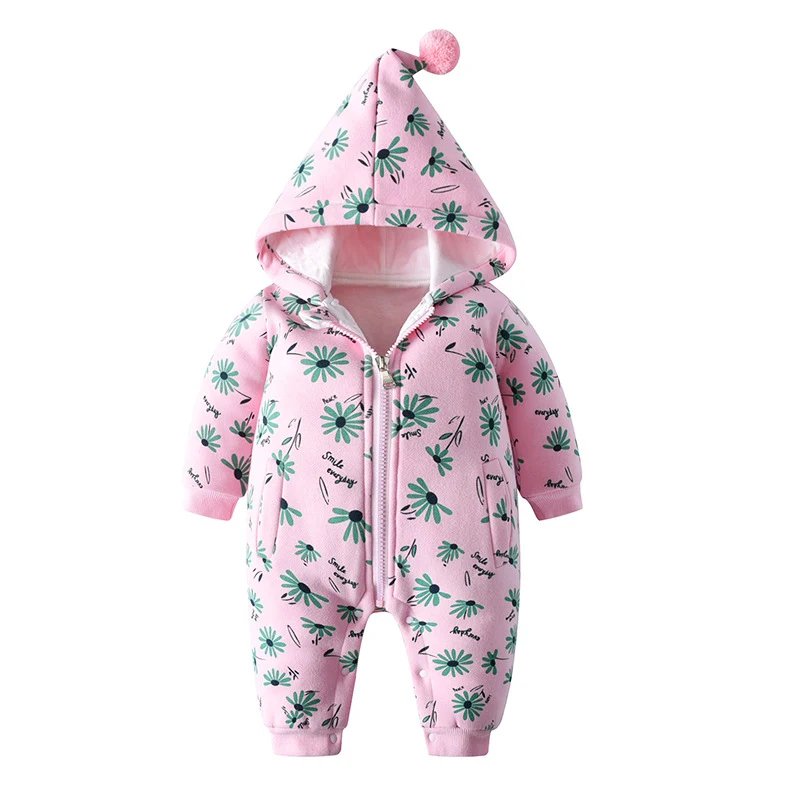 Mono de algodón tejido para bebé adorable para gatear, suave y cómodo, ideal para recién nacidos y niños pequeños. Perfecto para jugar.
