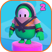 Fall Guys 3D Knockout : Ultimate Fun Race Mod apk versão mais recente download gratuito