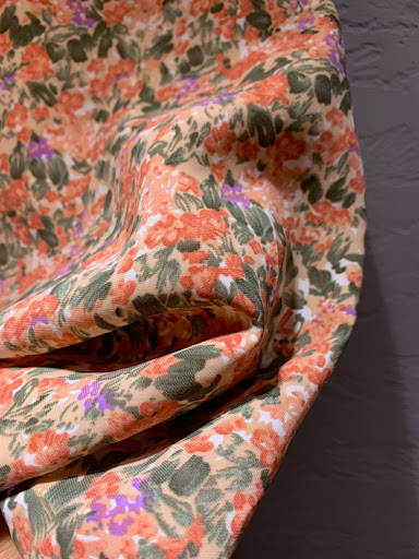 Title 14, Womens draped umbrella skirt floral dress. A s...