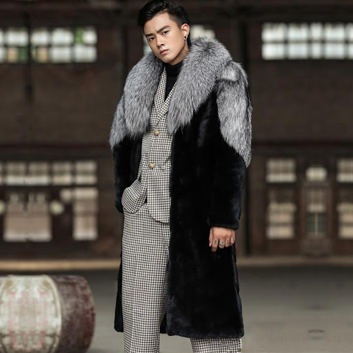 Title 4, Mens Mink Fur Jacket Thermal Top for ultimate ...