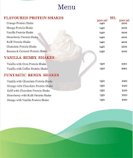 Whippy Protein Shakes menu 3