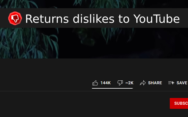 Open YouTube Dislikes