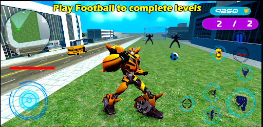 Screenshot Car Helicopter Robot Fight