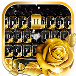 Cover Image of Unduh Gold Rose Lux Keyboard Theme 1.0 APK