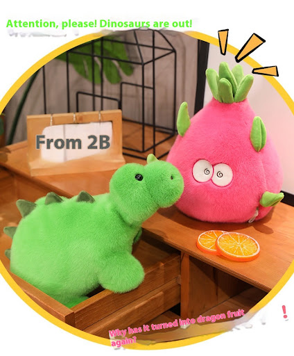 Title 3, Dragon Fruit Transformation Flip Little Dinosau...