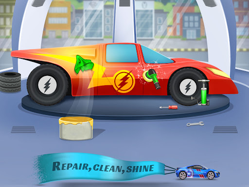 Screenshot Superhero Car Wash Car Games