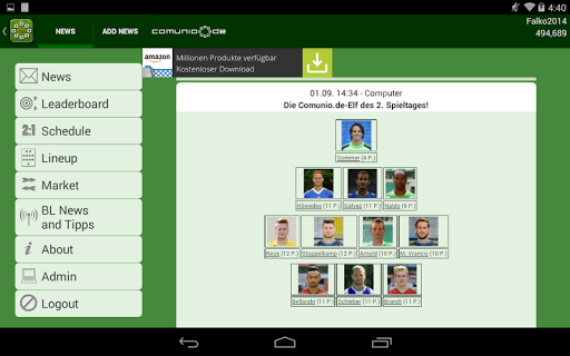 Code Triche Comunio APK MOD (Astuce) screenshots 6