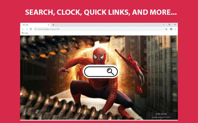 Spider Man Wallpapers and New Tab