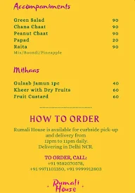 Rumali House menu 2