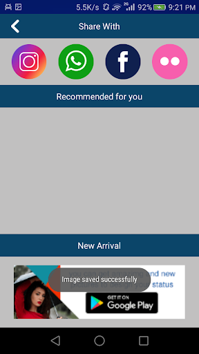 Photo Status Design Editor