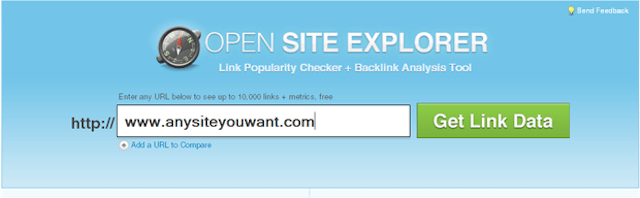 OPEN SITE EXPLORER cho phép xuất kết quả 200.000 backlink của mỗi miền