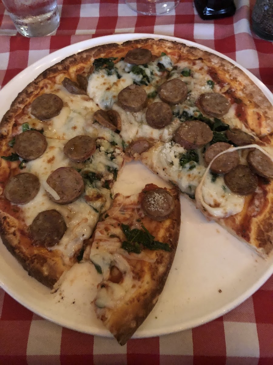 Gluten-Free Pizza at Pazzo Pomodoro