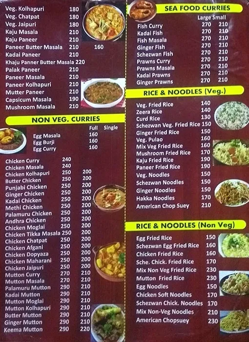 Palamuru Grill menu 