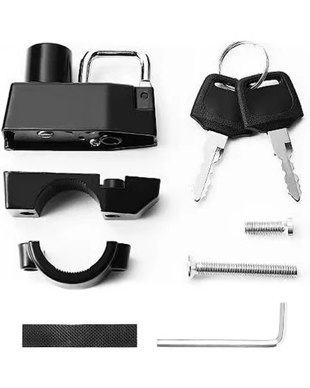 Motorcycle Helmet Lock Anti-Theft Bicycle Helmet Security... - 1