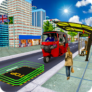 Modern City Auto 3D: Crazy Rickshaw Driver  Icon