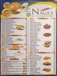 Naga's menu 1