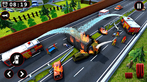 Screenshot Fire Engine Sim firetruck Game