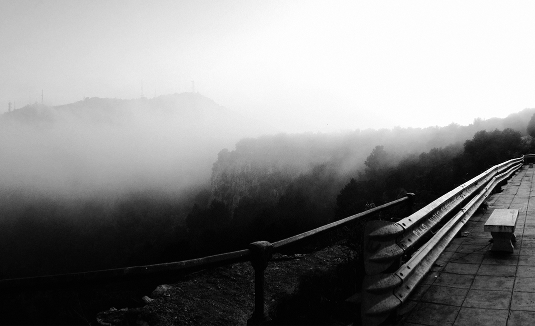 Nebbia a Montepellegrino di Fabio Cosenza