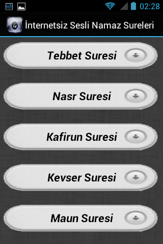 Sesli Namaz Sureleri