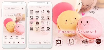 Wallpaper-Macaron Crescent- Screenshot 1 of 6