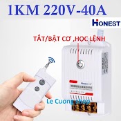 (Có Học Lệnh) Công Tắc Điều Khiển Từ Xa 1Km 220V Honest Ht9220Kg, Ht6220Kgd, Ht - 6220Zrd Dùng Cho Máy Bơm Tưới, Máy Rửa Xe..