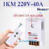 (Có Học Lệnh) Công Tắc Điều Khiển Từ Xa 1Km 220V Honest Ht9220Kg, Ht6220Kgd, Ht - 6220Zrd Dùng Cho Máy Bơm Tưới, Máy Rửa Xe..