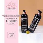 Dầu Gội Cặp Phục Hồi Tóc Hư Tổn Khô Xơ Kwin Lux Smoothing Repair And Loss 1000Ml Combo Dưỡng Tóc, Chống Gãy Rụng Dầu Gàu