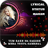 My Photo Lyrical Status Maker - Particle Wave Beat 16.0