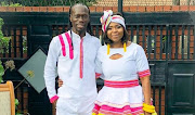 Mpho Maboi and Reneilwe Letsholonyane had a secret traditional wedding ceremony. 