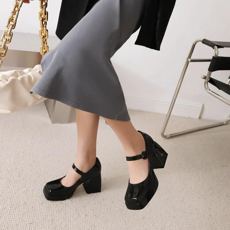 Title 12, Japanese All-match Lolita Retro Patent Leather ...