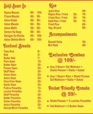 Veg Hut menu 2