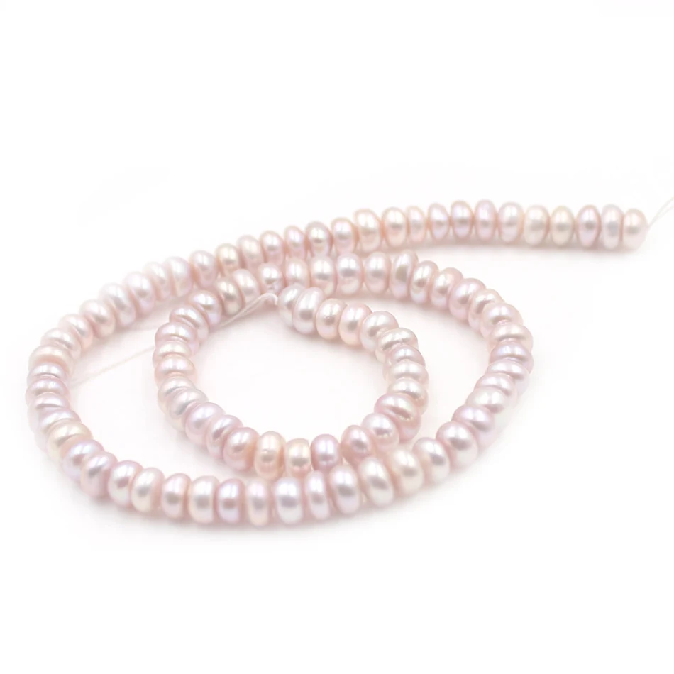 Vierzijdige Light Pearl losse kraal accessoires, perfect voor het creëren van glinsterende sieraden en unieke ontwerpen met gemak.