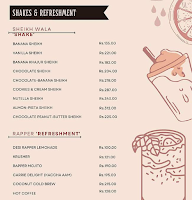 Nostalgico Tea Room Cafe menu 1