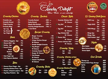 Crunchy Delight menu 