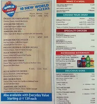 Domino's Pizza menu 1