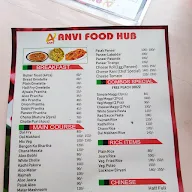 Anvi Food Hub menu 1